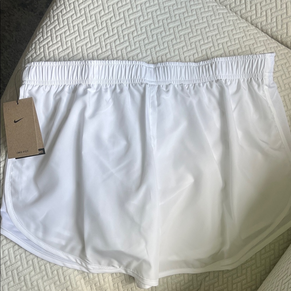 2 Nike White Running Shorts, new - Picture 6 of 6